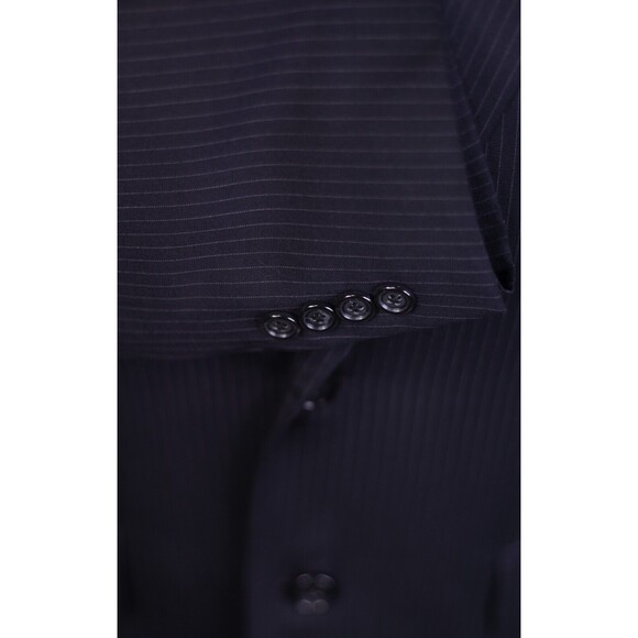 JOS A BANK Mens 38R BlUE Striped Wool Two Button Blazer/Suit Jacket Coat - Picture 8 of 12